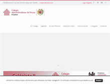 Tablet Screenshot of coafhuelva.com